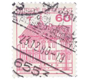 Почтовая марка 60 пфеннигов 1979 года Западная Германия (ФРГ) «Крепости и замки — Райдт» — Фото №1