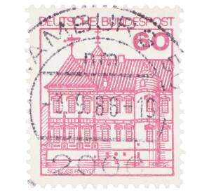 Почтовая марка 60 пфеннигов 1979 года Западная Германия (ФРГ) «Крепости и замки — Райдт»