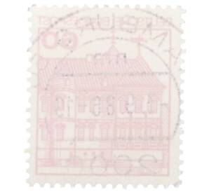 Почтовая марка 60 пфеннигов 1979 года Западная Германия (ФРГ) «Крепости и замки — Райдт»