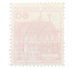 Почтовая марка 60 пфеннигов 1979 года Западная Германия (ФРГ) «Крепости и замки — Райдт»