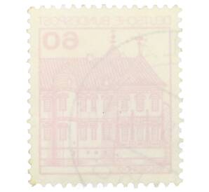 Почтовая марка 60 пфеннигов 1979 года Западная Германия (ФРГ) «Крепости и замки — Райдт»