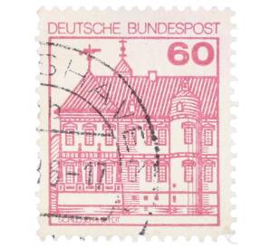 Почтовая марка 60 пфеннигов 1979 года Западная Германия (ФРГ) «Крепости и замки — Райдт»