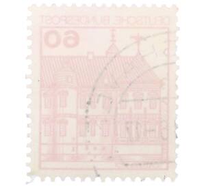 Почтовая марка 60 пфеннигов 1979 года Западная Германия (ФРГ) «Крепости и замки — Райдт»