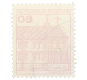 Почтовая марка 60 пфеннигов 1979 года Западная Германия (ФРГ) «Крепости и замки — Райдт»