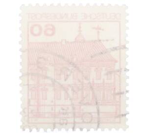 Почтовая марка 60 пфеннигов 1979 года Западная Германия (ФРГ) «Крепости и замки — Райдт»