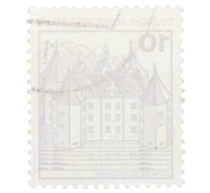 Почтовая марка 10 пфеннигов 1977 года Западная Германия (ФРГ) «Крепости и замки — Глюксбург»