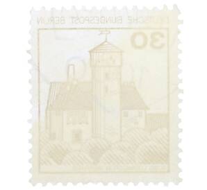 Почтовая марка 30 пфеннигов 1977 года Западная Германия (ФРГ) «Крепости и замки — Замок Людвигштейн» — Фото №2
