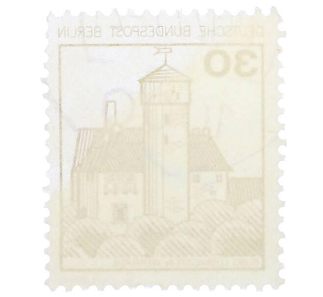 Почтовая марка 30 пфеннигов 1977 года Западная Германия (ФРГ) «Крепости и замки — Замок Людвигштейн» (Артикул: T11-35558) — Фото №2