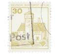 Почтовая марка 30 пфеннигов 1977 года Западная Германия (ФРГ) «Крепости и замки — Замок Людвигштейн» (Артикул: T11-35560) — Фото №1