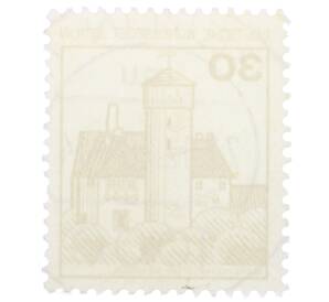 Почтовая марка 30 пфеннигов 1977 года Западная Германия (ФРГ) «Крепости и замки — Замок Людвигштейн» — Фото №2