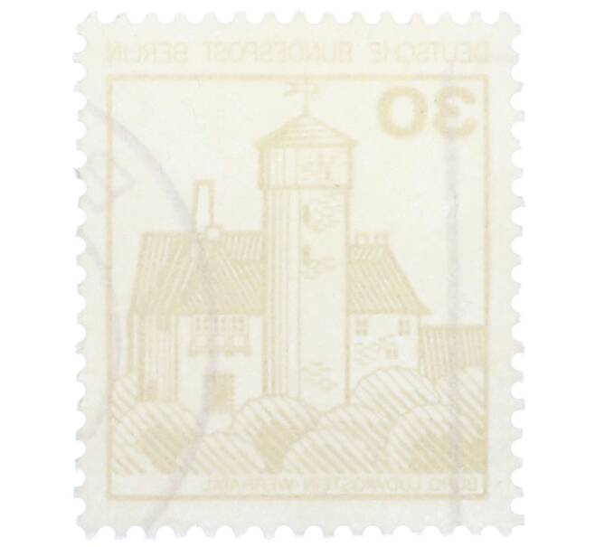 Почтовая марка 30 пфеннигов 1977 года Западная Германия (ФРГ) «Крепости и замки — Замок Людвигштейн» (Артикул: T11-35562) — Фото №2