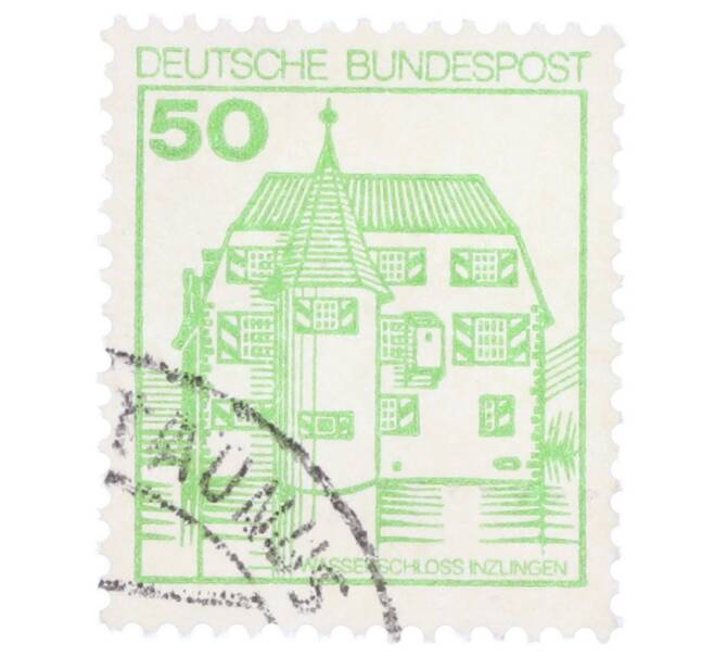 Почтовая марка 50 пфеннигов 1980 года Западная Германия (ФРГ) «Крепости и замки — Замок Инцлинген» (Артикул: T11-35579) — Фото №1