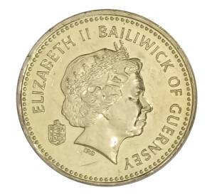 1 фунт 2003 года Гернси — Фото №2