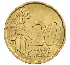 20 евроцентов 2002 года Италия — Фото №2