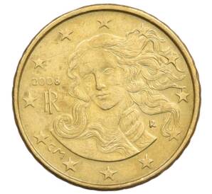 10 евроцентов 2008 года Италия — Фото №1