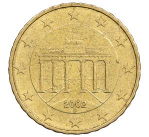 10 евроцентов 2002 года D Германия — Фото №1