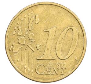 10 евроцентов 2002 года D Германия — Фото №2