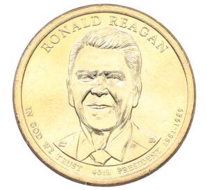 1 доллар 2016 года (P) США «40-й президент США Рональд Рейган» — Фото №1