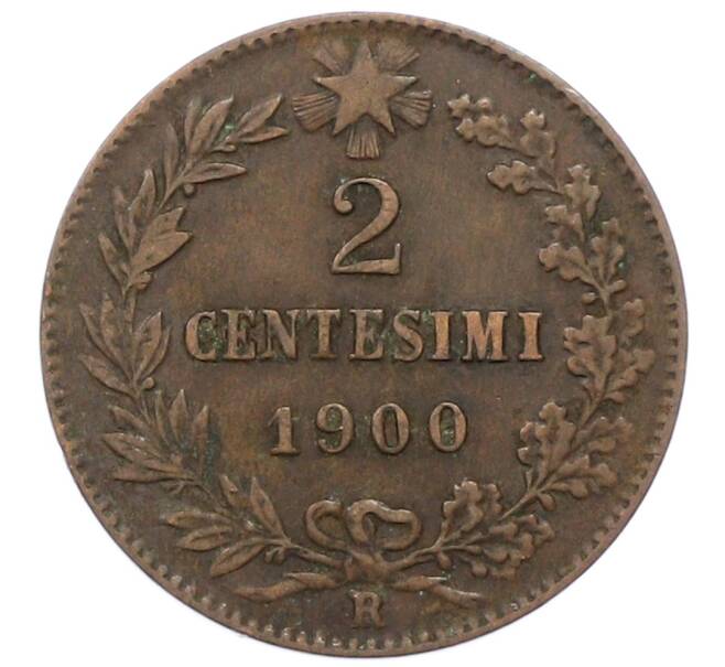 Монета 2 чентезимо 1900 года Италия (Артикул: M2-91996) — Фото №1