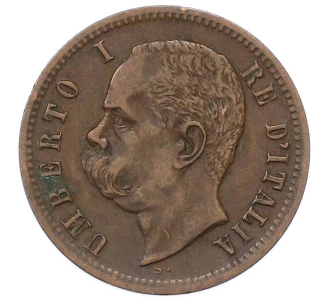 Монета 2 чентезимо 1900 года Италия (Артикул: M2-91996) — Фото №2