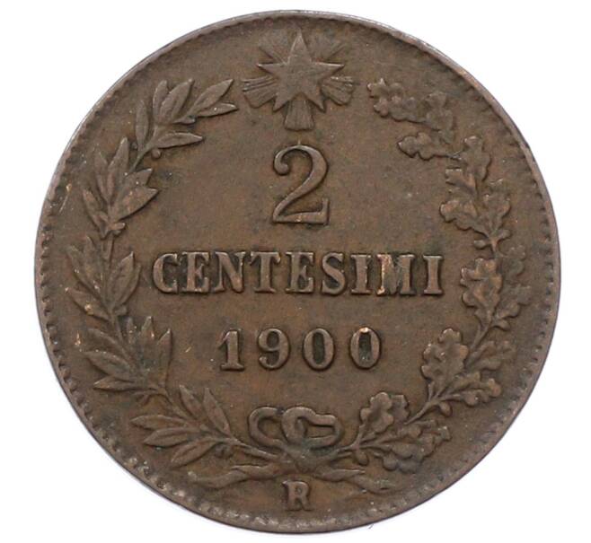 Монета 2 чентезимо 1900 года Италия (Артикул: M2-91999) — Фото №1