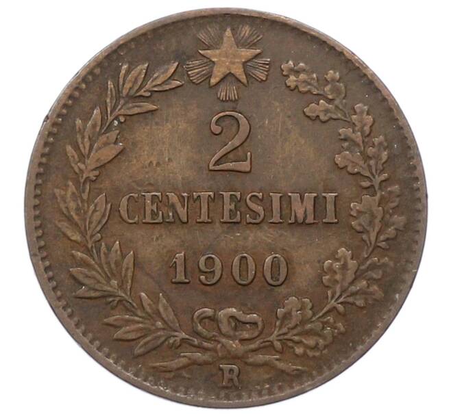 Монета 2 чентезимо 1900 года Италия (Артикул: M2-92000) — Фото №1