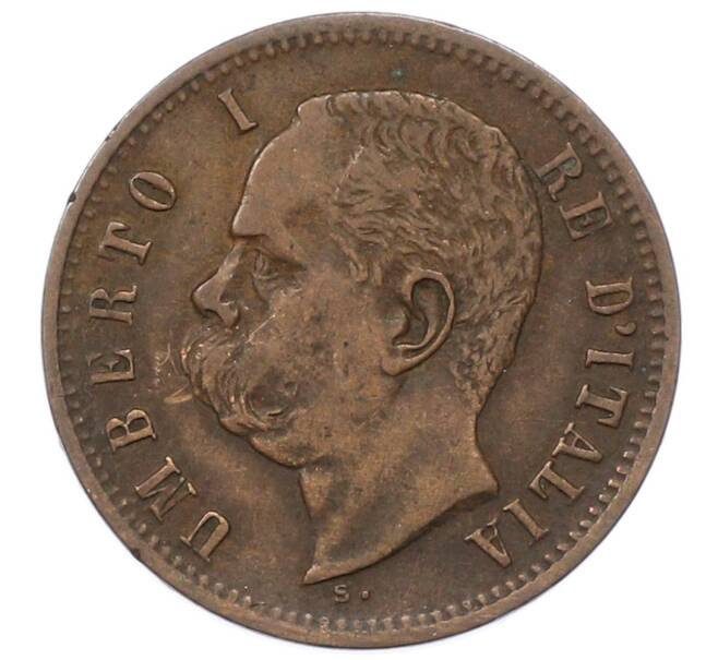 Монета 2 чентезимо 1900 года Италия (Артикул: M2-92000) — Фото №2