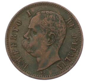 2 чентезимо 1898 года Италия — Фото №2