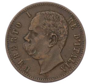 2 чентезимо 1898 года Италия — Фото №2