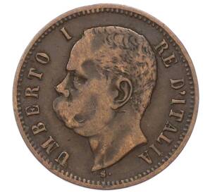 2 чентезимо 1898 года Италия — Фото №2