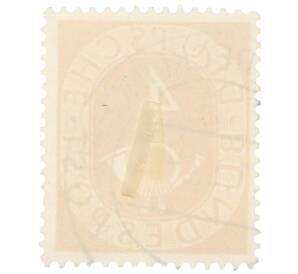 Почтовая марка 4 пфеннига 1951 года Западная Германия (ФРГ) — Фото №2