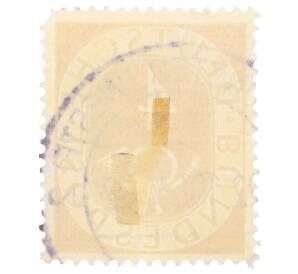 Почтовая марка 4 пфеннига 1951 года Западная Германия (ФРГ) — Фото №2