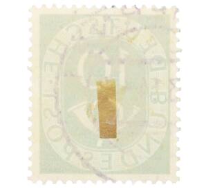 Почтовая марка 10 пфеннигов 1951 года Западная Германия (ФРГ) — Фото №2