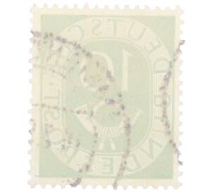 Почтовая марка 10 пфеннигов 1951 года Западная Германия (ФРГ) — Фото №2