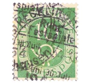 Почтовая марка 10 пфеннигов 1951 года Западная Германия (ФРГ) — Фото №1