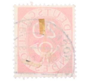 Почтовая марка 20 пфеннигов 1951 года Западная Германия (ФРГ) — Фото №2