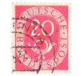 Почтовая марка 20 пфеннигов 1951 года Западная Германия (ФРГ) (Артикул: T11-35688) — Фото №1