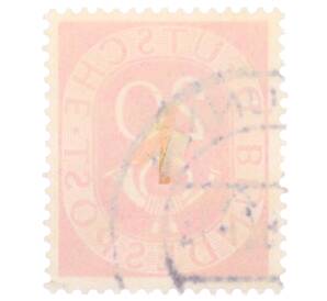 Почтовая марка 20 пфеннигов 1951 года Западная Германия (ФРГ)