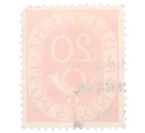 Почтовая марка 20 пфеннигов 1951 года Западная Германия (ФРГ)