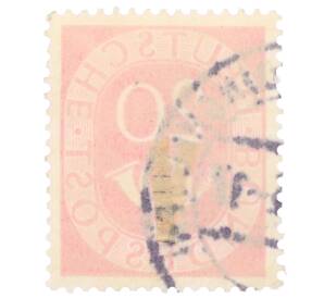 Почтовая марка 20 пфеннигов 1951 года Западная Германия (ФРГ) — Фото №2