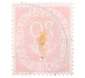 Почтовая марка 20 пфеннигов 1951 года Западная Германия (ФРГ) — Фото №2