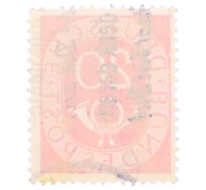 Почтовая марка 20 пфеннигов 1951 года Западная Германия (ФРГ) — Фото №2