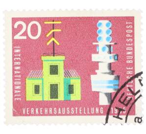 Почтовая марка 20 пфеннигов 1965 года Западная Германия (ФРГ) «Международная транспортная выставка в Мюнхене» — Фото №1