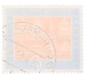 Почтовая марка 20 пфеннигов 1959 года Западная Германия (ФРГ) «Тысячелетие города Букстехуде»