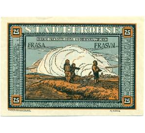 25 пфеннигов 1921 года Германия — Фрозе (Нотгельд) — Фото №2