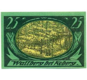 25 пфеннигов 1921 года Германия — Коберг (Нотгельд) — Фото №2