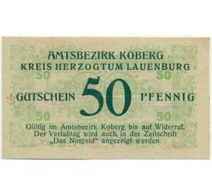 50 пфеннигов 1921 года Германия — Коберг (Нотгельд) — Фото №2