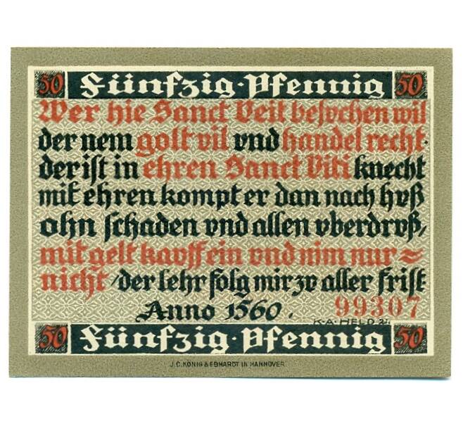 Банкнота 50 пфеннигов 1921 года Германия — Хестер (Нотгельд) (Артикул: K10-12314) — Фото №2