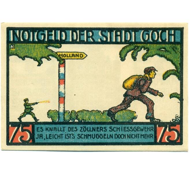 Банкнота 75 пфеннигов 1922 года Германия — Гох (Нотгельд) (Артикул: K10-12317) — Фото №1