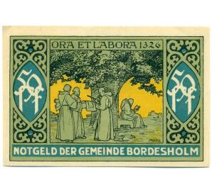 50 пфеннигов 1921 года Германия — Бордесхольм (Нотгельд)